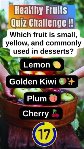 🍓🍍Fruit IQ Challenge: Guess the Fruit, Boost Your Health! | #healthyfruits #healthyhabits #fruitquiz