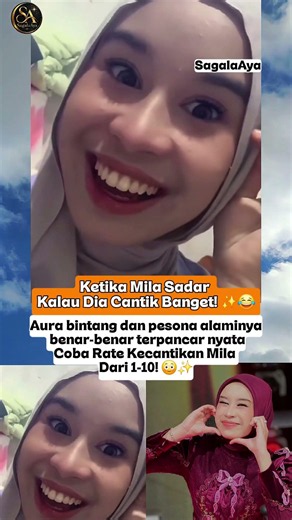 When Mila Realizes She's So Beautiful! ✨😂#mila #viral #trending #shortindonesia