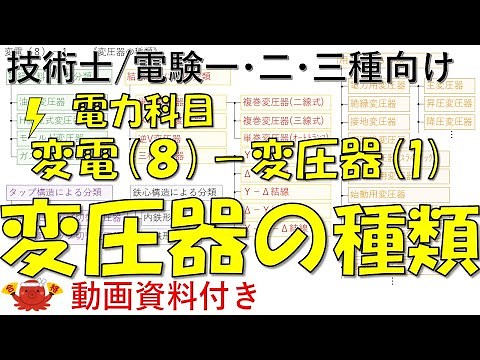 変電（８）－変圧器の種類