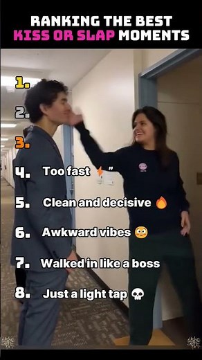 Ranking The Best Kiss or Slap Moments 💋👋