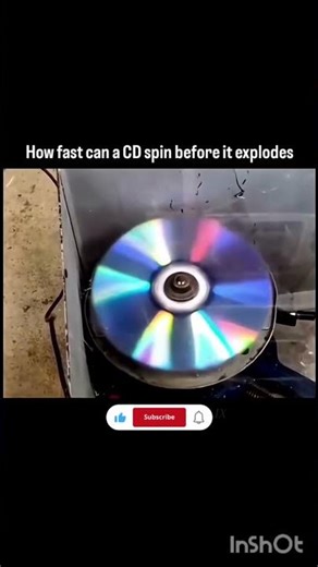 How fast can do CD spin before it explode.