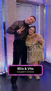 "I never thought I'd see myself on #Strictly" Keep shining Ellie! This golden moment from Ellie and Vito will continue to glow forever ✨ | BBC One