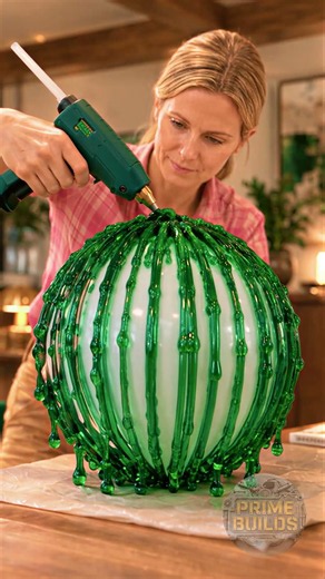 She Wrapped Balloons in Hot Glue and Made Beautiful Lamps! 💡 Impressive DIY!
