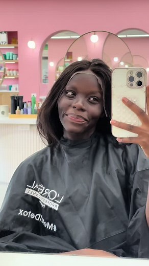 Choosing @ladyandthehair was genuinely the best decision I've made. I'm looking forward to returning for all my future wig needs, and perhaps even a haircut on my natural hair. I am so grateful for the layers you've made for me and the hospitality and kindness you provided. The fear of bringing a wig with me had me restless the night before, all got the chance to achieve my dream hairstyle. However, my experience with you made it all worthwhile. Thank you for making it possible. #firsttime #hair