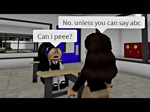 When you pee in class | Brookhaven Meme (Roblox)