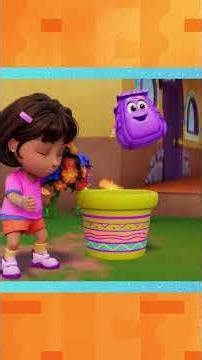Dora | Hide-and-seek with a backpack and map! #Shorts