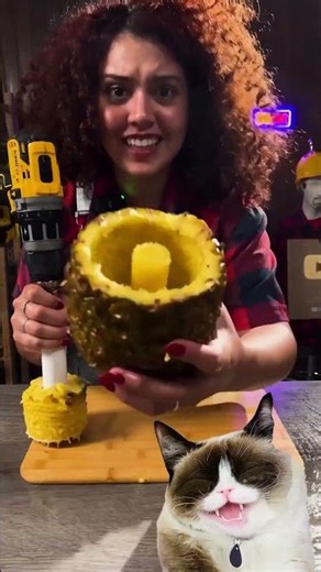 Pineapple and Watermelon Wonders: Fun Kitchen Hacks!✨
