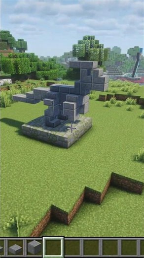 Small but Cool! Minecraft Dinosaur Statue #shorts