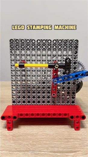LEGO Stamping Machine #creative #lego #technic #legotechnic #legoideas #mechanical #mechanism