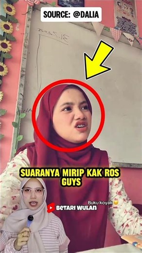Bu guru cantik marah mirip Kak Ros