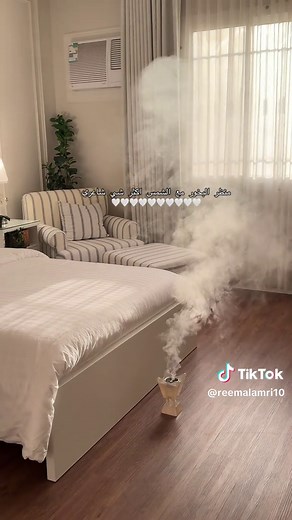 ‏المنظر اللي ماامل منه😮‍💨🤍#اكسبلور #تنسيقات #بخور#غرفه_نوم #بنتي | Bedroomdecor