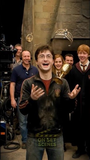 Harry Potter: Rare BTS Footage Revealed #harrypotter #behindthescenes #movie