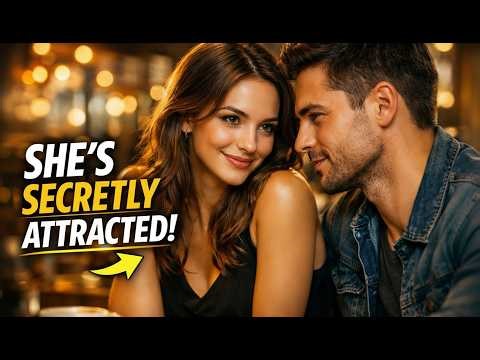 5 Subtle Signs She’s Attracted to You – Secret Flirt Signals Men Miss.