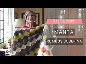 Cómo Tejer una Manta paso a paso 💁‍♀Tejiendo Bien y Fácil con Lucila