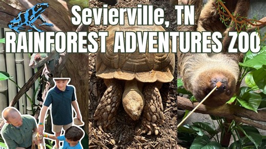 Sevierville, TN Must-Do: Rainforest Adventures Zoo!
