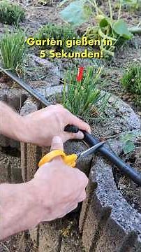 Water your garden in 5 seconds (also works for raised beds, balcony boxes, etc.)