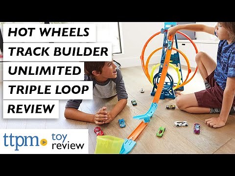 Hot Wheels Track Builder Unlimited Triple Loop Kit from Mattel
