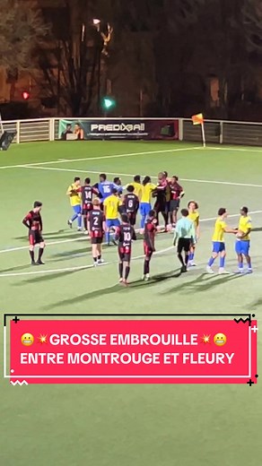 Grosse Embrouille entre Montrouge et Fleury dans le Football