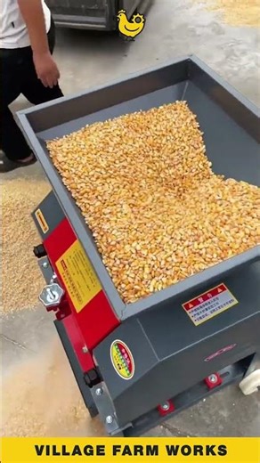 Powerful Corn Grinder in Action! 🌽 #FarmMachinery