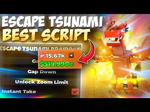 Escape Tsunami For Brainrots Script 🌊 NO KEY — Remove Tsunami, Auto Farm, Dupe, TP Gap & More!