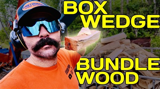 Eastonmade Box Wedge Review: Splitting Cherry Logs