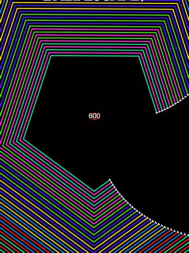 Bouncing ball simulation with amazing sound and shape. #adhd #asmr #satisfyingvideo #bouncingball #simulation