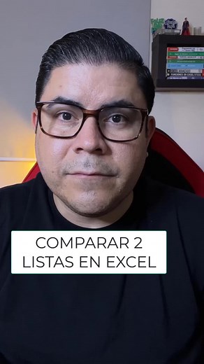Aprende a Comparar 2 listas en #Excel y ver diferencia entre filas.