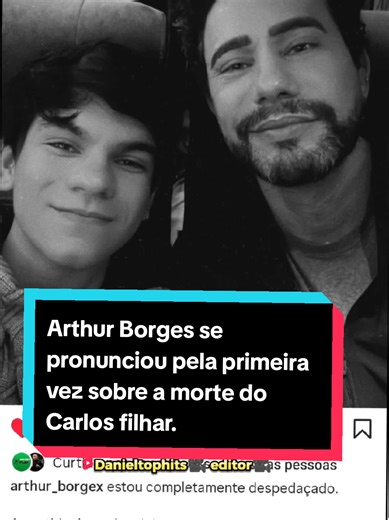 Arthur Borges lamenta morte de Carlos Filhar