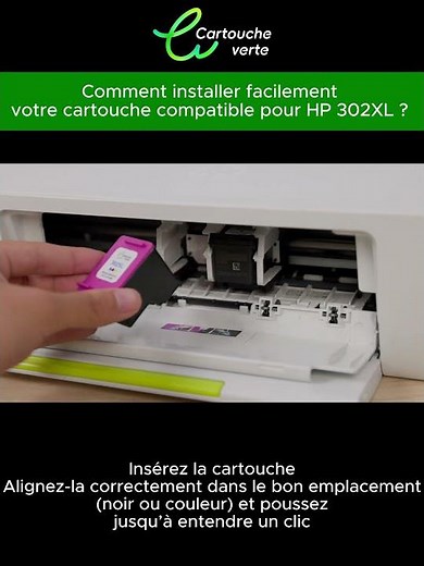 💡 Comment installer une cartouche HP 302XL compatible ? La méthode FACILE en 2 minutes ! 🔧🖨️