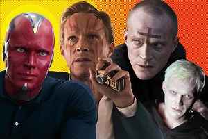 Stop Putting Weird Sh*t on Paul Bettany's Beautiful Face