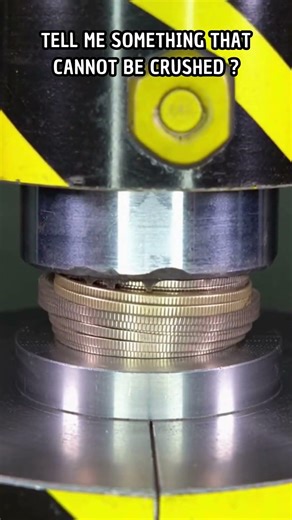 1000T vs Metal Coins – Extreme Stack Crush 🤯🪙 #shorts