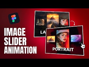 Create ADVANCED Image Slider Animation In Figma | Figma Tutorial