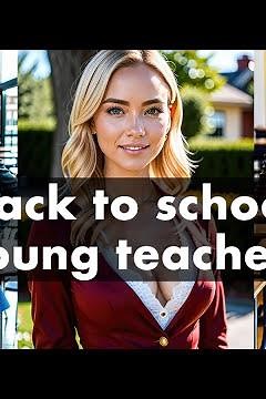 [AI Art] Female models school teachers look book behind the scene 4K