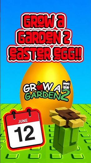 GROW A GARDEN 2 EASTER EGG?! #growagarden2 #growagarden #roblox
