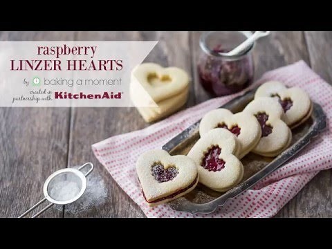Raspberry Linzer Cookies