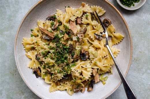 Creamy Leftover Roast Pork Pasta | Rachel Phipps