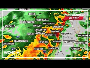 LIVE RADAR | Severe thunderstorm warnings in Charlotte, NC area | Weather Impact Alert