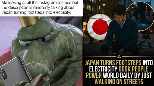 What Is The 'Japan Is Turning Footsteps Into Electricity' Copypasta? Instagram's Viral 'Piezoelectric Technology' Memes Explained