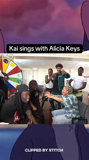 Kai sings with Alicia Keys #mafiathon3 #twitch #aliciakeys #kaicenat