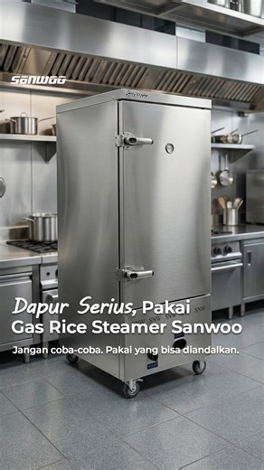 Sanwoo Electronics | Best Showcase Cooler Freezer | Masak ratusan porsi bukan soal cepat, tapi konsisten dan aman👍🏻 Itulah kenapa banyak dapur MBG pakai Sanwoo Gas Rice Steamer — nasi pulen... | Instagram