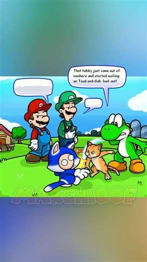 Cat Fight | Super Mario Bros. - Comic Dub