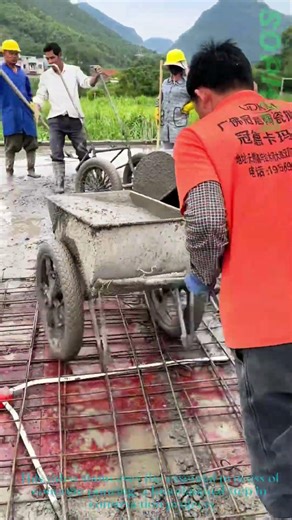 Watch Fresh Concrete Being Poured & Transported