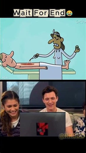 Tom Holland vs Cartoon Box Animation 🤣#shorts
