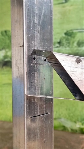 skills of joining thin metal using rivets #tricks #skills #ideas #joining #fabrication