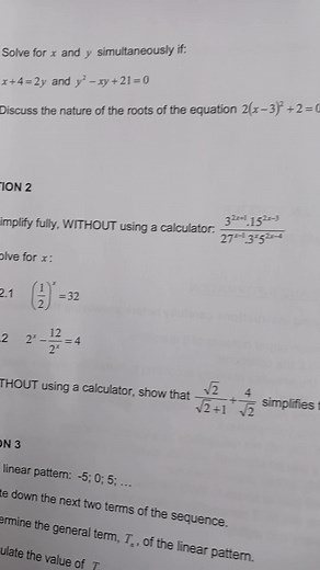 Episodes 114 | Grd 10 & 11: Revision for June Exam Pt. 2 | SEASON 1 | Term 2 #grade10math #grade10math #teachersoftiktok #maths