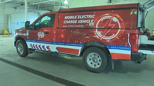 Triple-A's mobile charging service helps stranded electric vehicle drivers