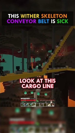 This WITHER Skeleton CONVEYOR Belt Is SICK