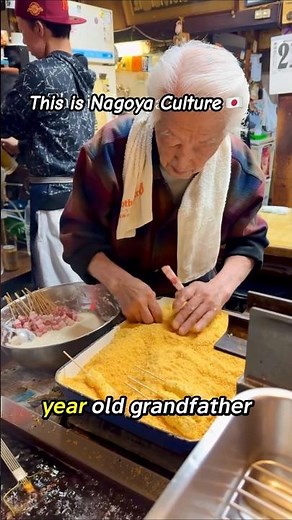 94-Year-Old GrandpaFrying Kushikatsu! 👴🔥 since 1959 #shorts