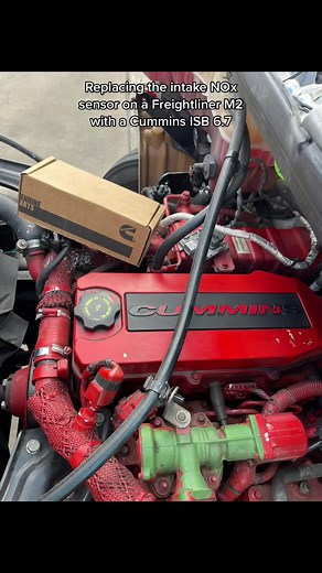 Troubleshooting and Replacing Intake NOx Sensor on Freightliner M2 with Cummins ISB 6.7