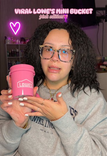 VIRAL LOWE’S MINI BUCKET Pink Edition 🎀